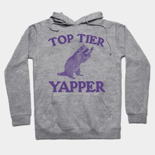 Top Tier Yapper / Raccoon Vintage Cartoon Hoodie